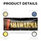 Signmission Authentic Mediterranean Shawarma, 48 Inch x 120 Inch, Vinyl Banner B-120-30465 - alternate 5