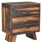 Homeroots 30" Dark Brown Solid Wood Three Drawer Nightstand 551636 - alternate 5