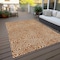 Homeroots 5' X 8' Copper And Beige Abstract Washable Indoor Outdoor Area Rug 599743 - alternate 8