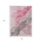 Homeroots 5' X 8' Blush And Gray Abstract Washable Indoor Outdoor Area Rug 631828 - alternate 7