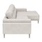 Homeroots 123" Beige Leather Sofa 573999 - alternate 6
