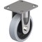 Blickle Rigid Plate Caster, Solid Rubr, 5", 330 lb. BKSX-POEV 125XKA-14-SG - alternate 1