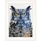 Homeroots Night Owl 2 White Framed Print Wall Art 405102 - alternate 1