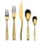 Mepra Arte Flatware Set - 5 Pieces - Ice Gold 105022005OI - alternate 1