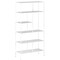 Homeroots 72" White Metal Five Tier Etagere Bookcase 527589 - alternate 1