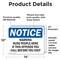 Signmission Warning Nude People Here If This Offends, 14 Inch X 10 Inch, Vinyl Decal, 2PK OS-2PACK-NS-D-1014-L-18917 - alternate 4