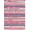 Homeroots 9' X 12' Pink Gray And Green Striped Washable Indoor Outdoor Area Rug 598918 - alternate 5