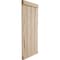 Ekena Millwork Rustic Four Board Joined Board-n-Batten Hand Hewn Faux Wood Shutters w/End Batten, 22W x 78H, PR SHUBJE22X78HHPR - alternate 15