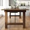 Flash Furniture Rectangle FarmTable, Antique, Rustic, Foldng, 108"x40", Wood, Wood Grain XA-F-108X40-GG - alternate 9