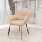 Leisuremod Elias Dining Chair Upholstered in Leather Velvet and Powder Coated Iron Legs EDC21LTP - alternate 10
