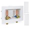 Everflow Washing Machine Outlet Box W/ Hammer Arrestors 1/2'' MIP/ SWT, White ABS SB300-TH - alternate 1