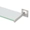 Gatco Waterline Glass Vanity Shelf, Satin Nickel 5596 - alternate 2