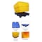 Fibertech Plastics Free Standing Pallets that are Compatible, 4 Series Containers-container, pallet not attached, Black FP.FSP436-BK.55 - alternate 1