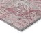 Homeroots 9' X 12' Pink And Gray Damask Washable Indoor Outdoor Area Rug 603783 - alternate 8