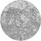 Homeroots 8' Gray And Ivory Round Abstract Washable Indoor Outdoor Area Rug 612745 - alternate 7