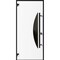 Vdomdoors Front Exterior Prehung Steel Door Ronex1077 Teak Entry Metal Modern Painted W36xH80 Right hand RONEX1077EXD-OAK-W36 x H80-RH-I - alternate 1