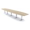 Skutchi Designs 20 Person Conference Table With Power Unit | 20' Boat Table | Harmony Series HAR-BOT-48X240-T-K525-NA - alternate 1