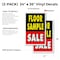 Signmission Floor Sample Sale, Vinyl Decals Only 24 Inch x 36 Inch, Vinyl Decal, 2PK DSB-2436-2PACK-Floor Sample Sale - alternate 2