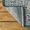 Jonathan Y Sinjuri Medallion Textured Weave Teal Blue/Gray 5 ft Round Indoor/Outdoor Area Rug SMB101C-5R - alternate 7
