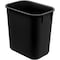 Acrimet Wastebasket, Deskside Bin, 3.25 Gallon/13 Quart/ 12 Liter (Plastic) (Black Color), 4PK 576.2 - alternate 7