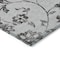 Homeroots 10' X 14' Gray Charcoal And Silver Floral Washable Indoor Outdoor Area Rug 589475 - alternate 8