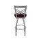 Holland Bar Stool Co 820 Catalina Stainless Steel 36in Swivel Bar Stool with Canter Bordeaux Seat 82036SS005 - alternate 7