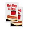 Signmission Hot Dog & Soda, Vinyl Decals Only 24 Inch x 36 Inch, Vinyl Decal, 2PK DSB-2436-2PACK-Hot Dog & Soda - alternate 1