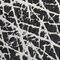 Homeroots 2' X 3' Black and White Abstract Washable Non Skid Indoor Outdoor Area Rug 559235 - alternate 4