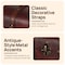 Vintiquewise Decorative Vintage Wood Treasure box - Wooden Trunk Chest with Handle QI003004.SO - alternate 6