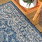 Jonathan Y Palazzo Vine and Border Textured Weave Navy/Gray 5 ft Octagon Indoor/Outdoor Area Rug SMB103A-5TGN - alternate 8