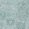 Homeroots 9' X 12' Teal Blue And Gray Damask Washable Indoor Outdoor Area Rug 603795 - alternate 6