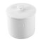 Our Table Simply White 55 Ounce Porcelain Small Dry Goods Canister With Air Tight Lid 133082.01 - alternate 2