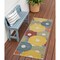 Homeroots 6' Blue Yellow Blue Red And Green Medallion Indoor Outdoor Area Rug 556300 - alternate 7