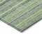 Homeroots 3' X 5' Artichoke Green And Olive Green Striped Washable Indoor Outdoor Area Rug 577787 - alternate 7
