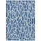 Homeroots 9' X 12' Blue And Ivory Geometric Washable Indoor Outdoor Area Rug 599266 - alternate 8
