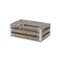 Homeroots Set of Three Natural Solid Wood And Metal Crate, 3PK 487702 - alternate 7
