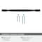 Amerock Highland Ridge 10-1/16 inch 256mm Center-to-Center Black Bronze Cabinet Pull BP55329BBR - alternate 3