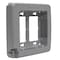 Intermatic Low-Profile Plastic In-Use Weatherproof Cover, Double-Gang, Vrt, Gray WP6200G - alternate 1