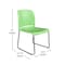 Flash Furniture 880 lb. Capacity Green Full Back Stack Chair RUT-238A-GN-GG - alternate 6