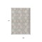 Homeroots 9' X 12' Taupe Beige And Khaki Floral Medallion Washable Indoor Outdoor Area Rug  614639 - alternate 5