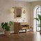 James Martin Vanities Solene 36 in. Single Vanity, Seaside Oak, w/ 3 CM White Zeus Quartz Top D225-V36-SSO-3WZ - alternate 6