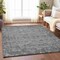 Homeroots 9' X 12' Gray Oriental Washable Indoor Outdoor Area Rug 607546 - alternate 5