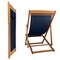 Lavish Home Beach Lounge Chair Adjustable Height Reclining Sling Chair Portable Wood Folding Chair 50-LG1513 - alternate 8