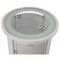 Leisuremod Walbrooke White Patio Round Tank Holder with Slats Design, White WHS24W - alternate 8