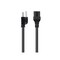 Monoprice Heavy Duty Power Cord - NEMA 5-15P to IEC 60320 C15_ 14AWG_ 15A/1875W_ 35116 - alternate 2