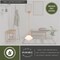 Vaxcel Huntley Mini Pendant Light, Natural Brass, White Schoolhouse Glass, 10-In. Wide P0464 - alternate 7