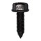Auveco 6-1.0 x 20mm Hex Washer Head - Black Polyseal, 50PK 12324 - alternate 1
