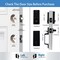 Wrightmaster 5-in-1 Aluminum Smart Pad Lock with Handle Set, App Control, Fingerprint, IC Card, Keypad, Auto-Lock ZR-D3 - alternate 5