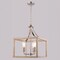 Vaxcel Pratt 3-Light Cage Pendant Light, Two-Tone Satin Nickel and Light Oak, Farmhouse, 15-In. Wide P0470 - alternate 5