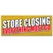 Signmission Store Closing, 48 Inch, Banner B-120-30424 - alternate 1